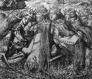 King Arthur and the Weeping Queens
