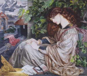 La Pia De Tolomei 1868-80 by Dante Gabriel Rossetti