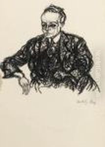 Portrait Of A Man by Laszlo Moholy-Nagy