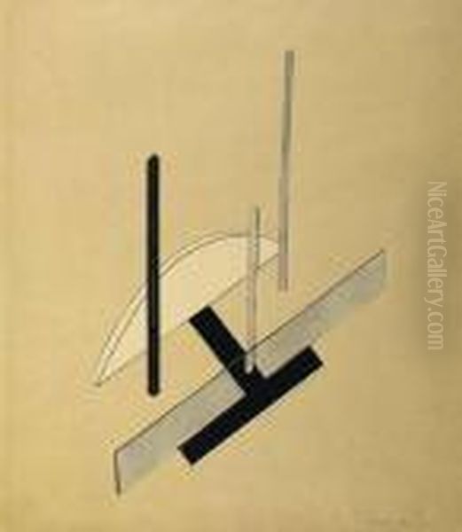 Sketch For Steel Sculpture - view 1