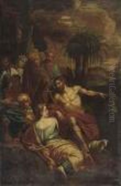 Saint John The Baptist Preaching - view 1