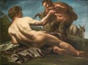 A Bacchanal With Satyrs by Pier Francesco Mola