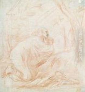 Der Hl. Hieronymus In Der Wuste by Pier Francesco Mola