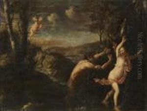 Pan Et Syrinx by Pier Francesco Mola
