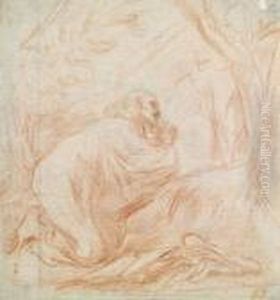 Saint Jerome In The Desert by Pier Francesco Mola