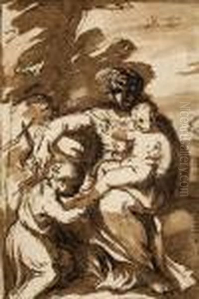 Madonna Mit Christus Und Johannes - view 1