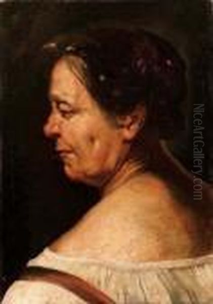 Busto Di Anziana Donna - view 1
