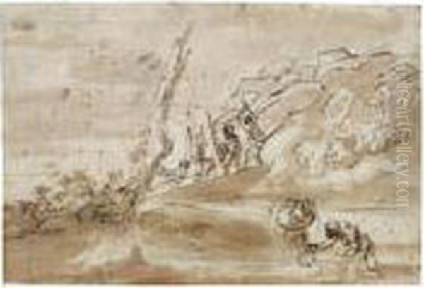 A Landscape With Fishermen - view 1