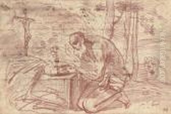 Saint Jerome In The Wilderness - view 1