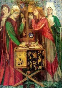 The Blue Closet by Dante Gabriel Rossetti