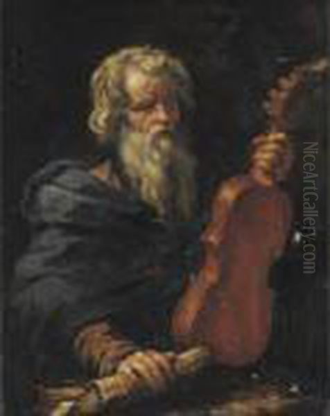 Homer With A Violin - view 1