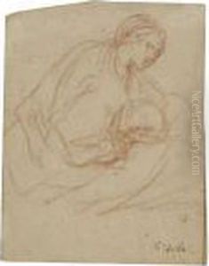 Virgin And Child by Pier Francesco Mola