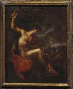 La Predica Del Battista by Pier Francesco Mola