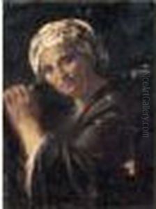 Portrait D'une Femme Au Turban by Pier Francesco Mola