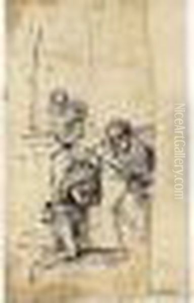 Study For The Return Of The Prodigal Son - view 1