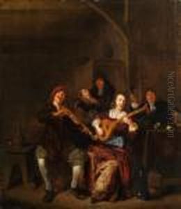 Wein, Weib Und Gesang by Jan Miense Molenaer