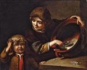 Two Children Having A Meal by Jan Miense Molenaer