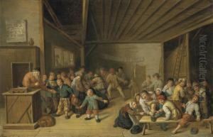 A Schoolroom Interior by Jan Miense Molenaer