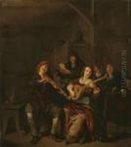 Frohliche Gesellschaft by Jan Miense Molenaer