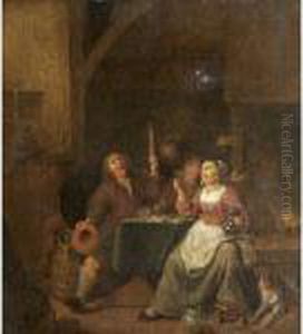 Scena Di Taverna by Jan Miense Molenaer