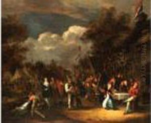 Lustige Festgesellschaft by Jan Miense Molenaer