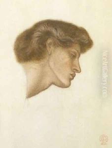 Dante's Dream at the Time of the Death of Beatrice - study by Dante Gabriel Rossetti