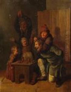 Nachfolge - Wirtshausszene by Jan Miense Molenaer