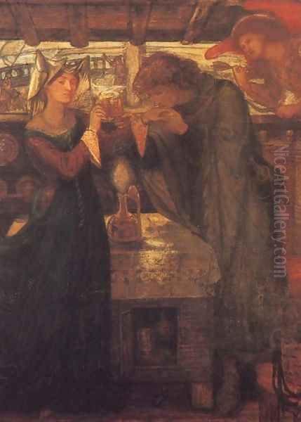 Tristram And Isolde Drinking The Love Potion - view 1