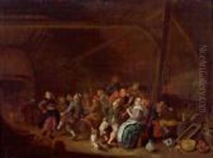 Musica Di Contadini In Una Locanda by Jan Miense Molenaer