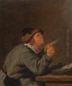 Der Dorfschreiber by Jan Miense Molenaer