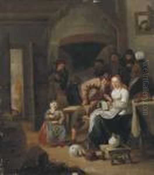 Peasants Singing And Making Merry In An Inn - view 1