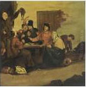 Peasants Around A Table Making Merry Peasants Around A Table Making Merry