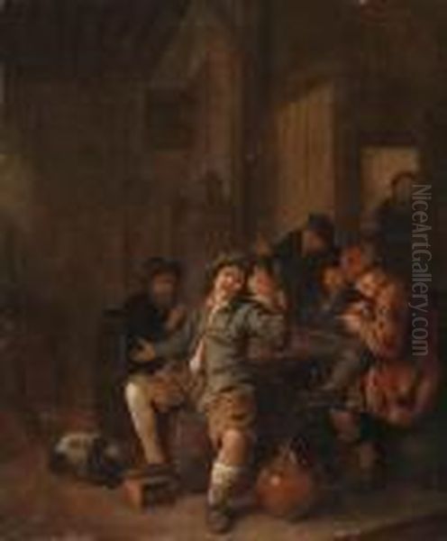 Peasants Carousing In An Inn - view 1