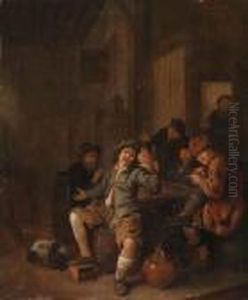 Peasants Carousing In An Inn