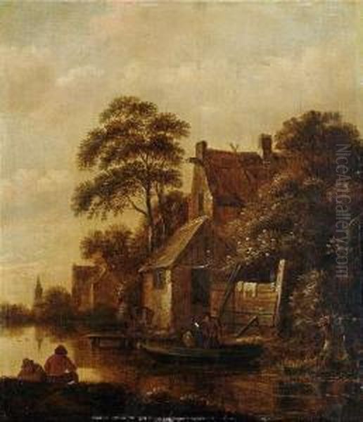 At A Dutch Canal. - view 1