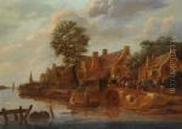 Umkreis - Niederlandisches Dorf An Einem Fluss - view 1