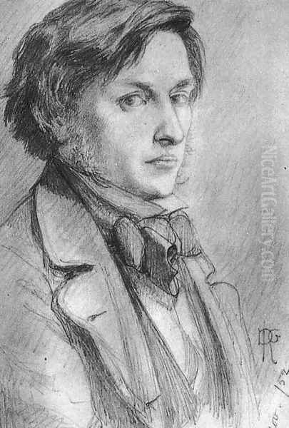 Portrait Of Ford Madox Brown 1852 - view 1