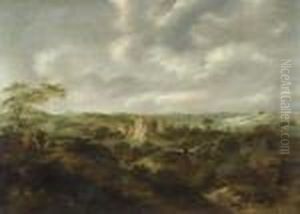 Landscape With View Of Ruins Of Schloss Brederode.