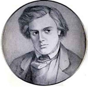 Portrait of Thomas Woolner by Dante Gabriel Rossetti