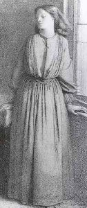 Portrait Of Elizabeth Siddal3 by Dante Gabriel Rossetti