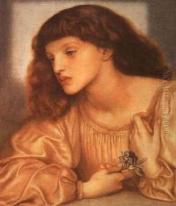 May Morris I by Dante Gabriel Rossetti
