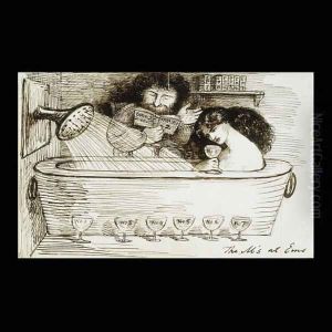The M's at Ems by Dante Gabriel Rossetti