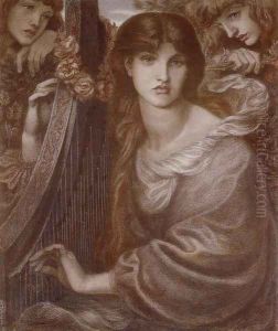 La Ghirlandata I by Dante Gabriel Rossetti