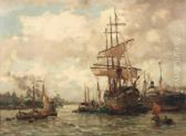 Bedrijvigheid In Rotterdamse Haven - view 1