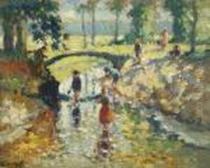 By The Forest Stream by Evert Moll