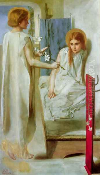 Ecce Ancilla Domini! (The Annunciation) by Dante Gabriel Rossetti
