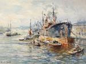 Harbour Of Rotterdam by Evert Moll