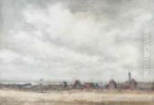 View Of The Harbour Of Scheveningen by Evert Moll