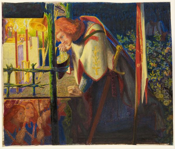 Sir Galahad at the Ruined Chapel - view 1