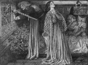 Sir Launcelot in the Queen's Chamber by Dante Gabriel Rossetti